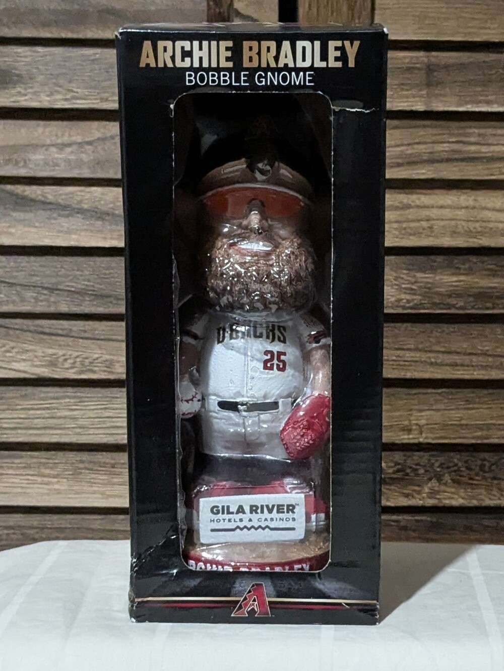 Arizona Diamondbacks Archie Bradley Bobble Gnome 2019 SGA New In Box